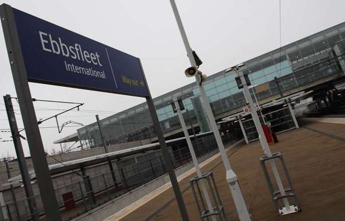 There’s plenty of high-speed services - but no Eurostar at Ebbsfleet International. Picture: Nick Johnson