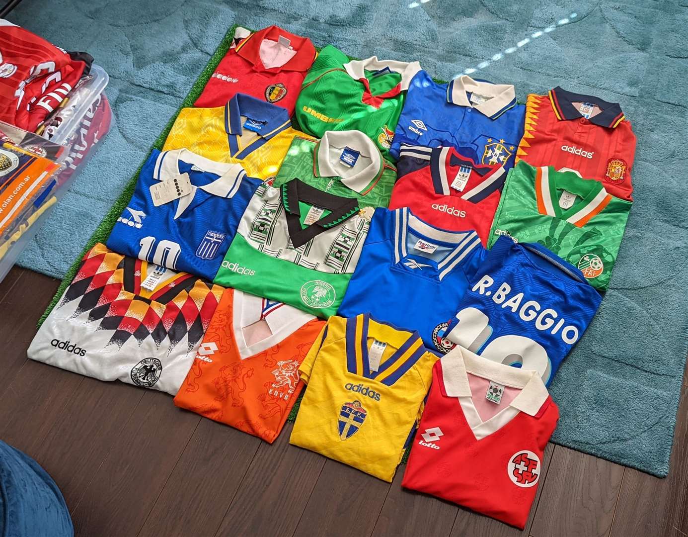 Just recently starting collecting football kits as a hobby. Here