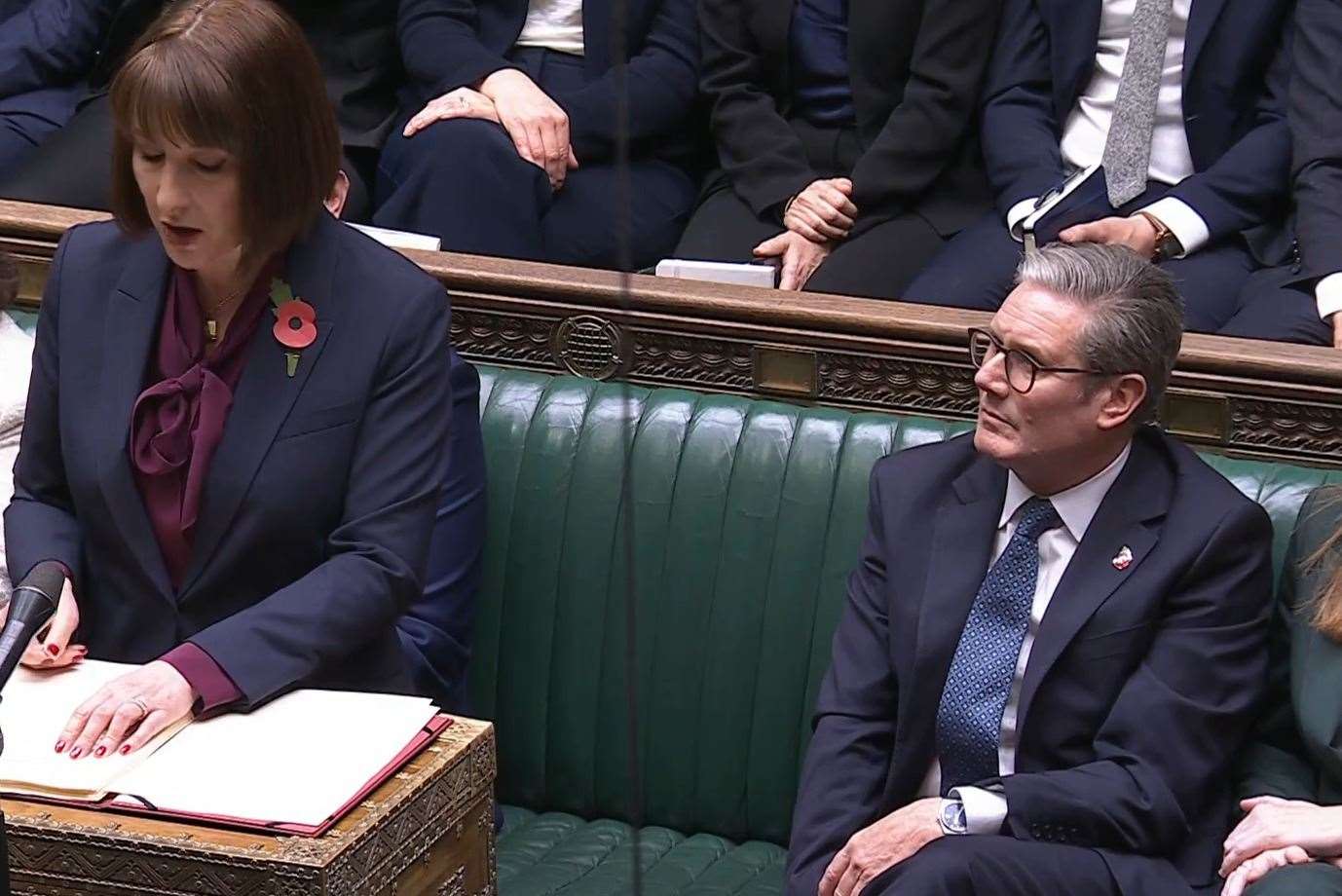 Rachel Reeves delivered her speech in Parliament earlier. Picture: ParliamentTV