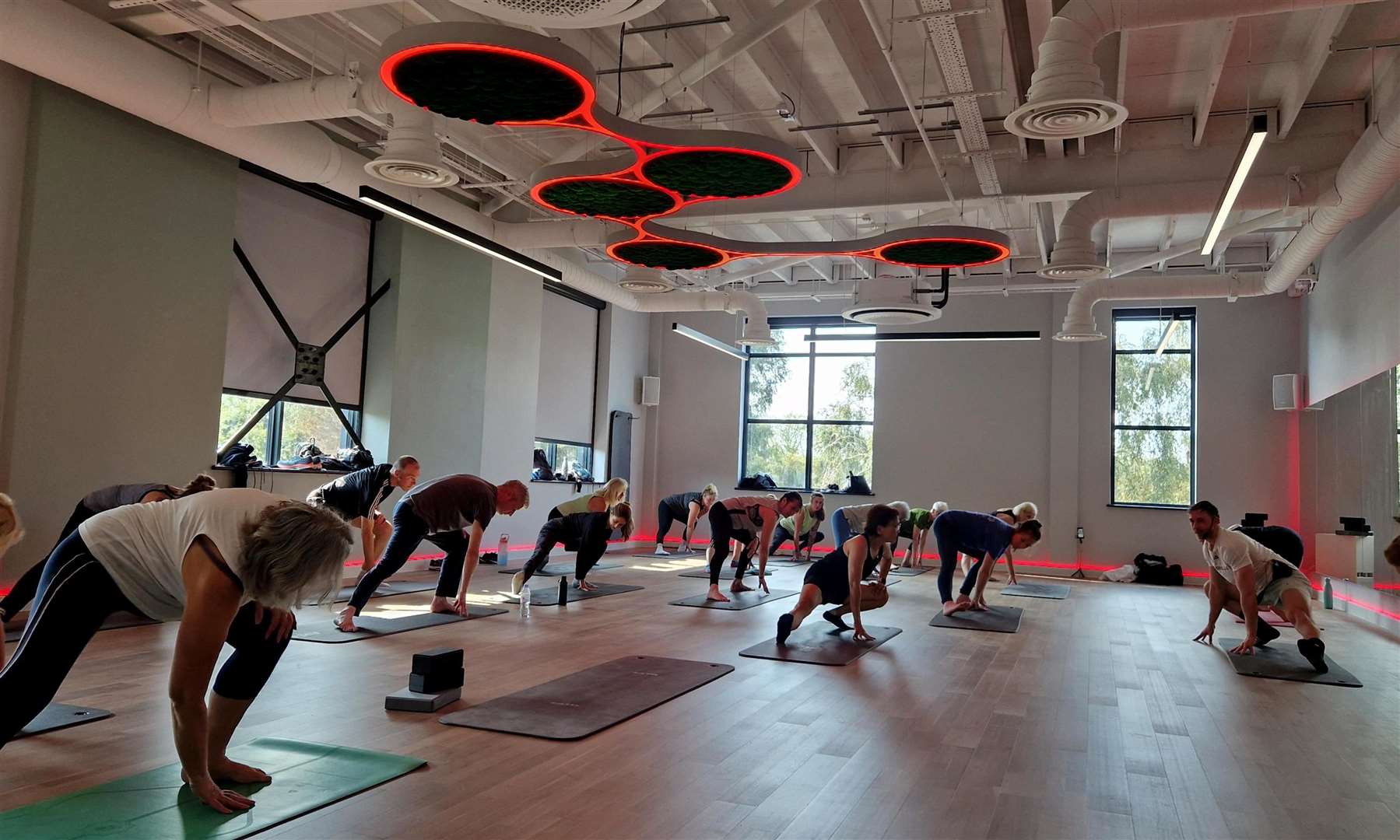 The new fitness studio at the Kingsmead Pools and Fitness Centre in Canterbury