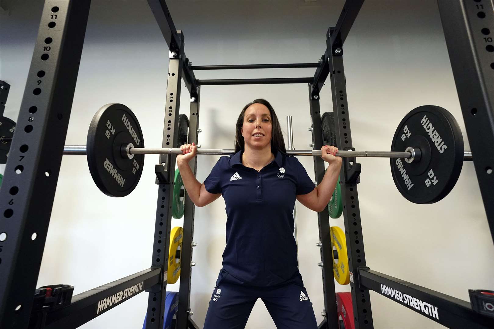 Gymnast Beth Tweddle took part in the ‘Give it a Go’ event at the University of Hull (Danny Lawson/PA)