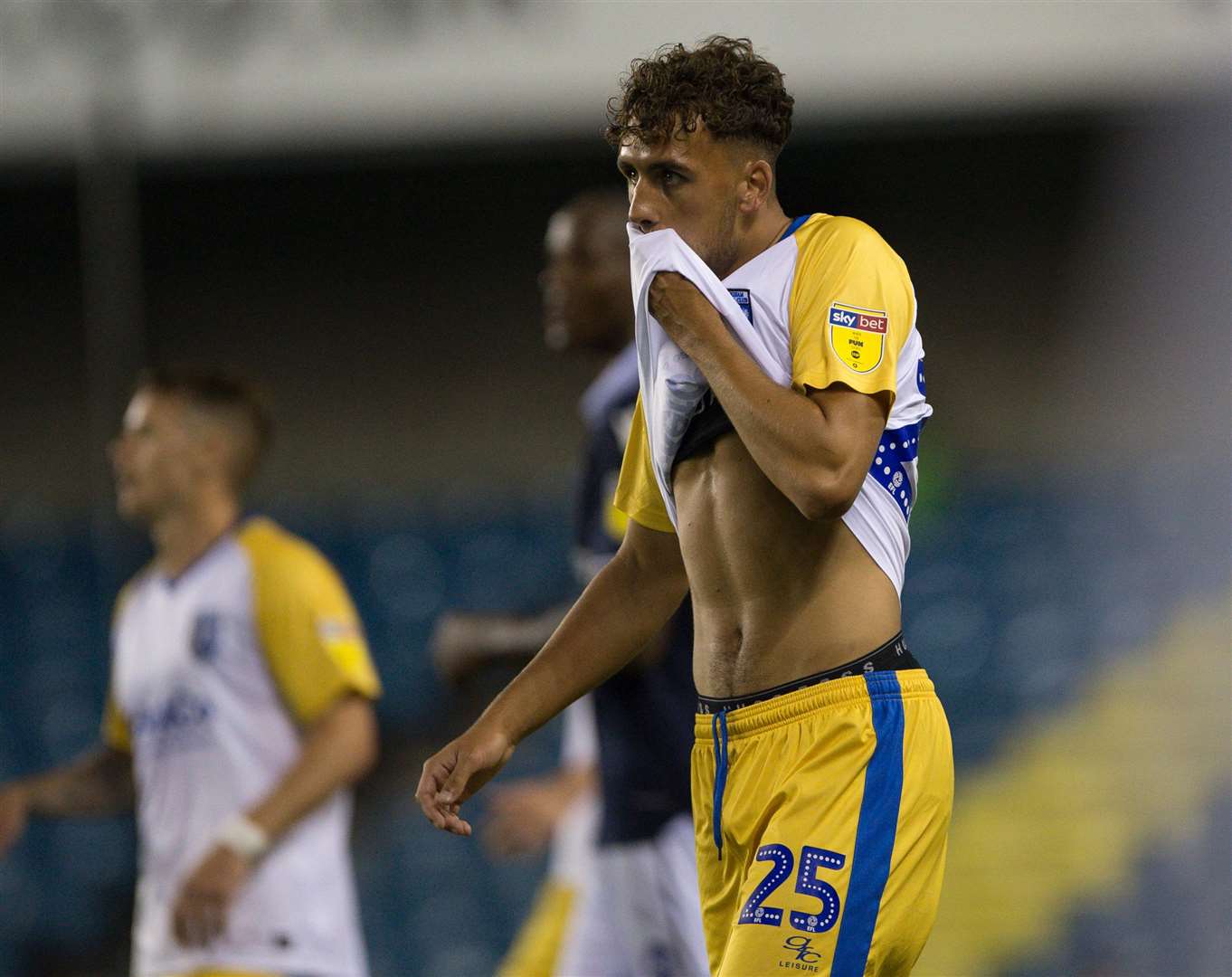 Gillingham midfielder Bradley Stevenson came off the bench at Millwall Picture: Ady Kerry