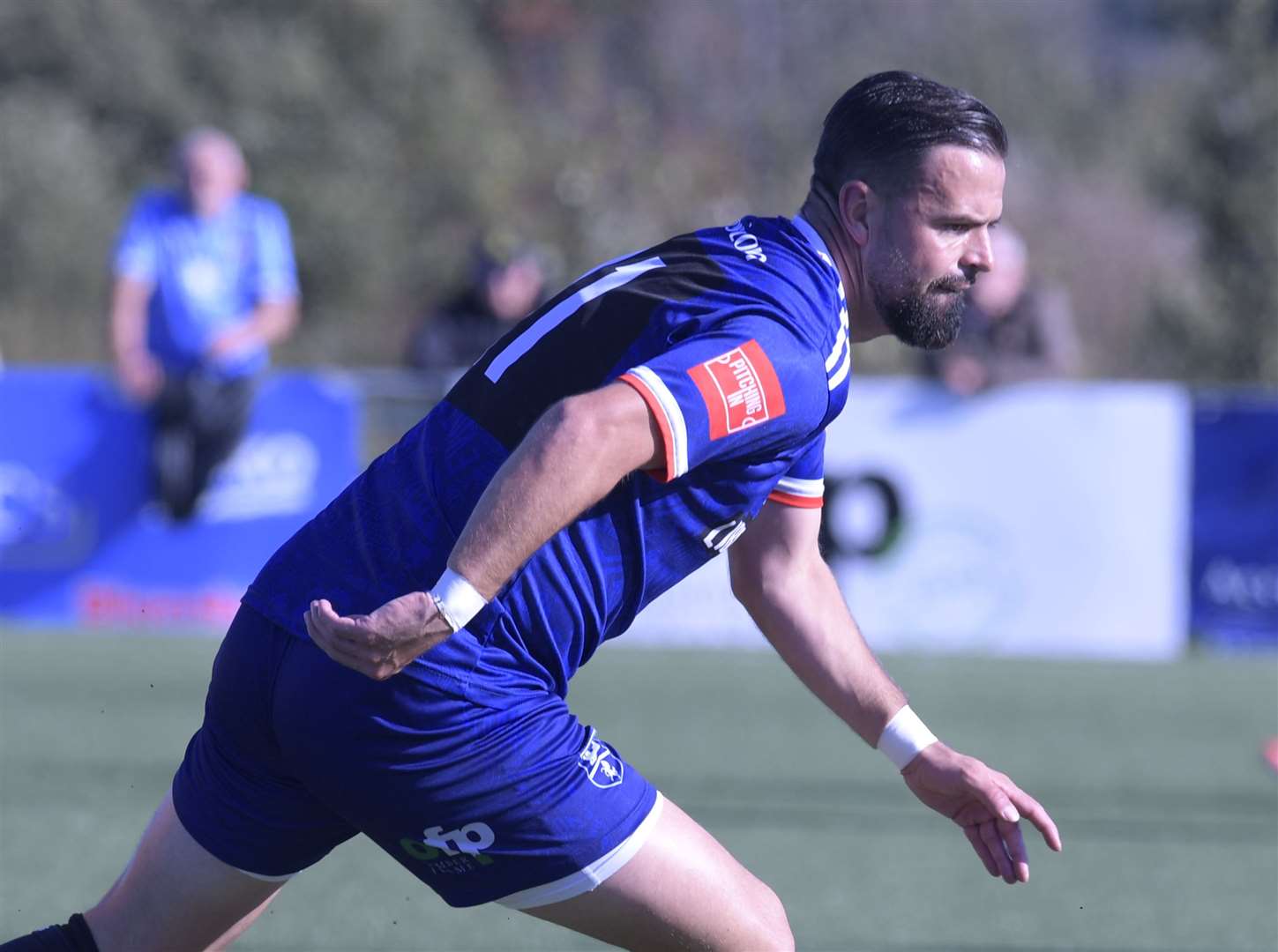 Margate player-manager Ben Greenhalgh. Picture: Stuart Watson