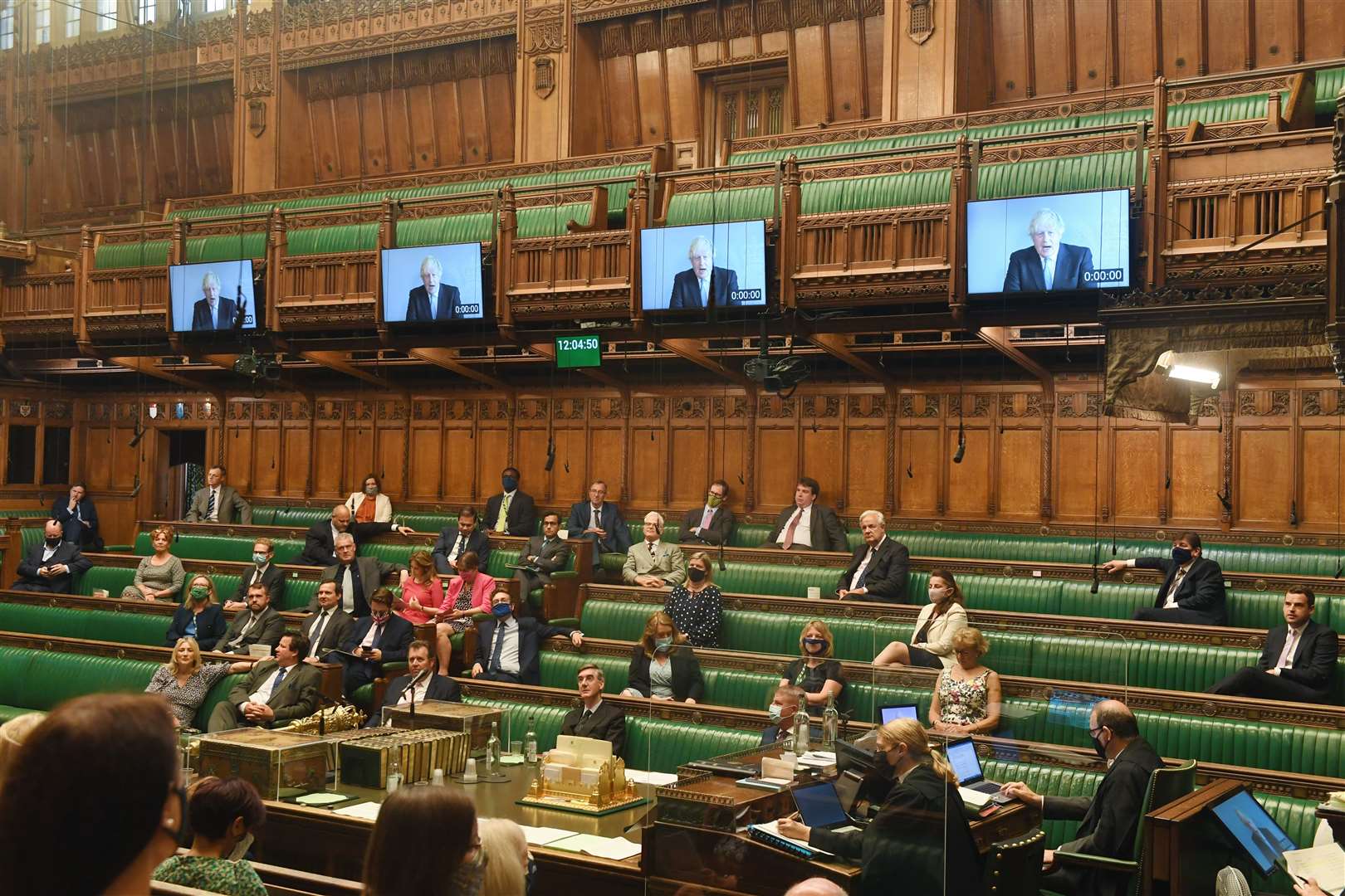 The House of Commons during Prime Minister’s Questions (UK Parliament/Jessica Taylor/PA)