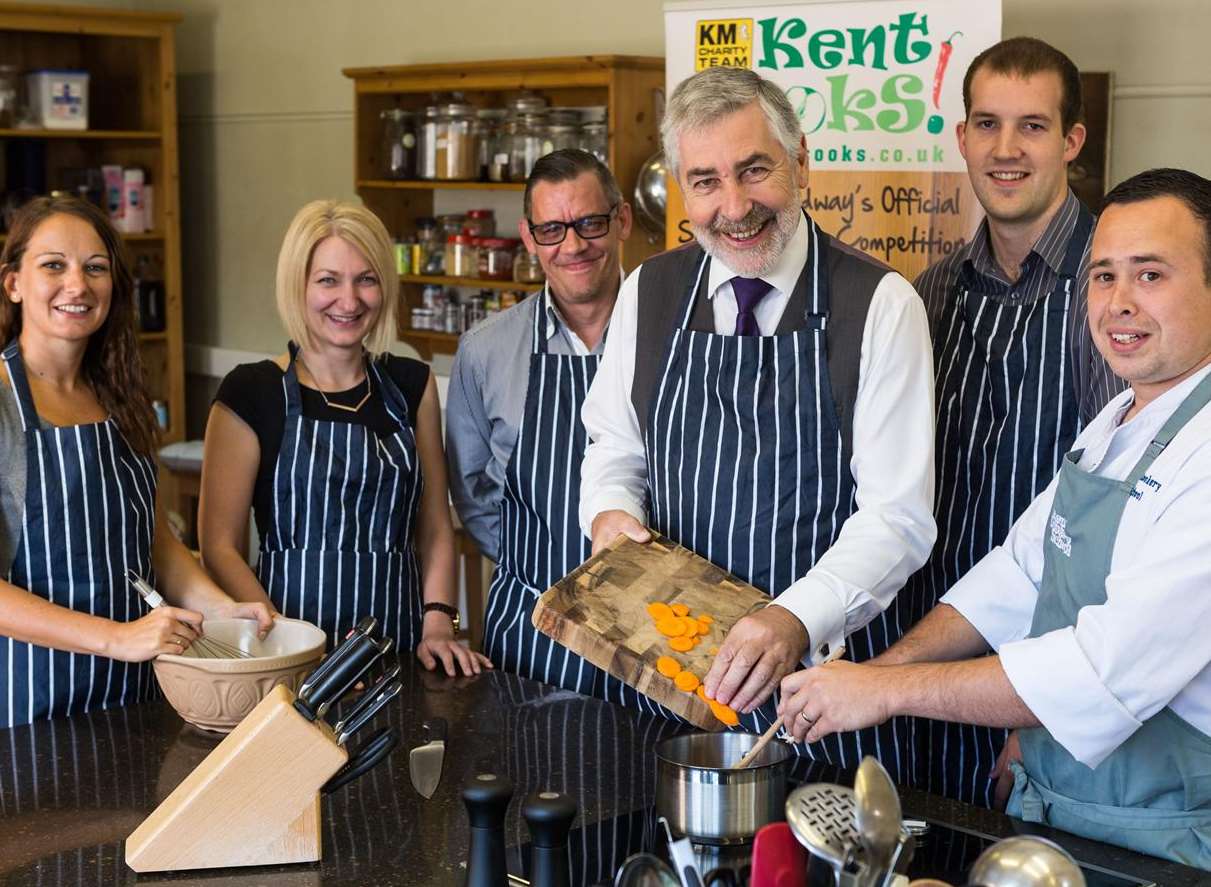 Judges of the Kent Cooks school cookery competition are put through ...