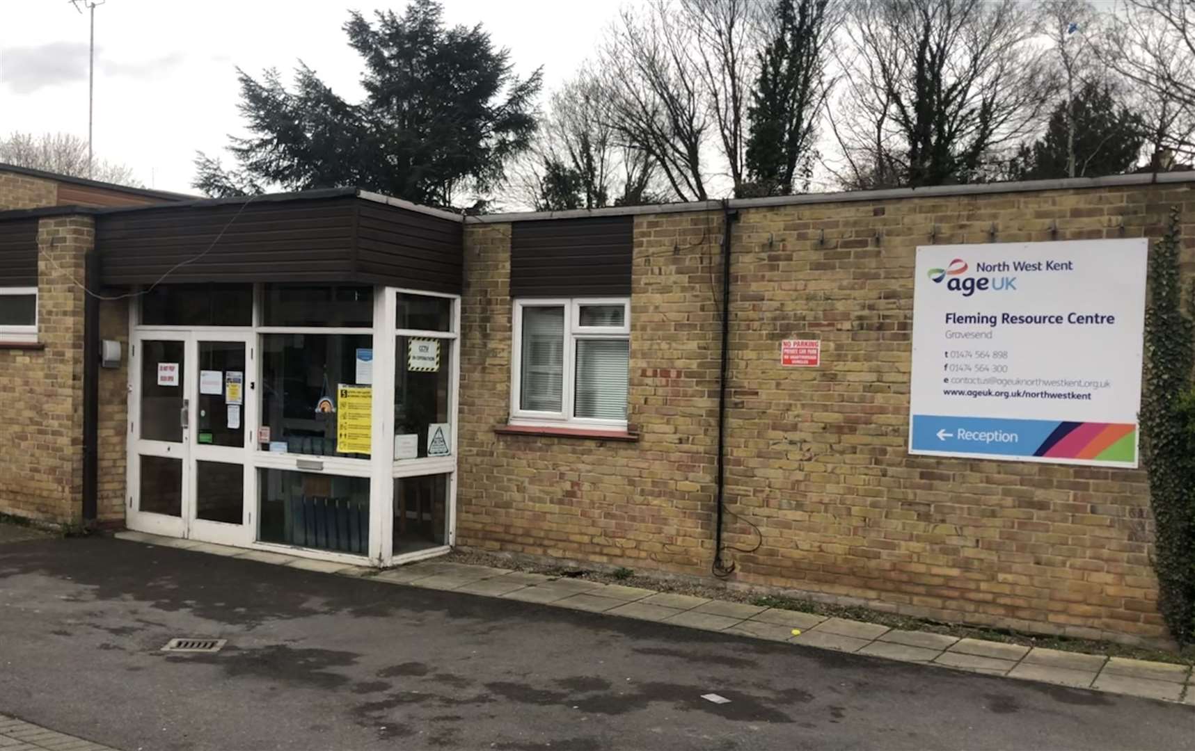 The charity's Fleming Resource Centre in Clarence Row, Gravesend