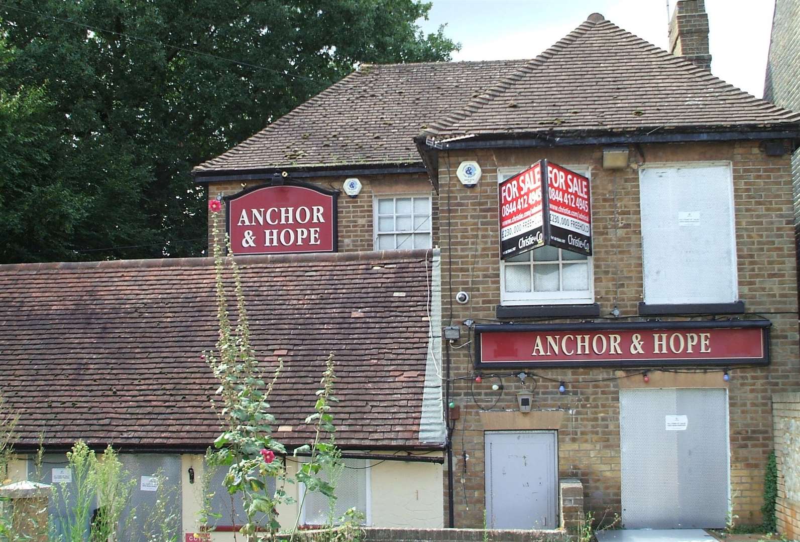 The Anchor and Hope in Maidstone shut its doors in 2010