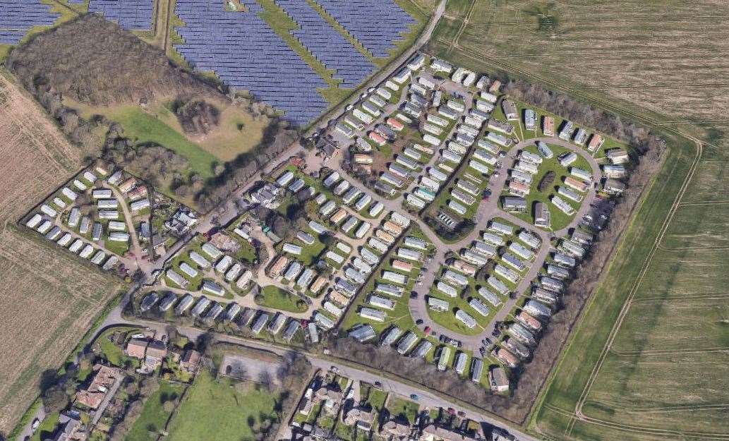 Preston Park's site already contains 202 static caravans. Picture: Google