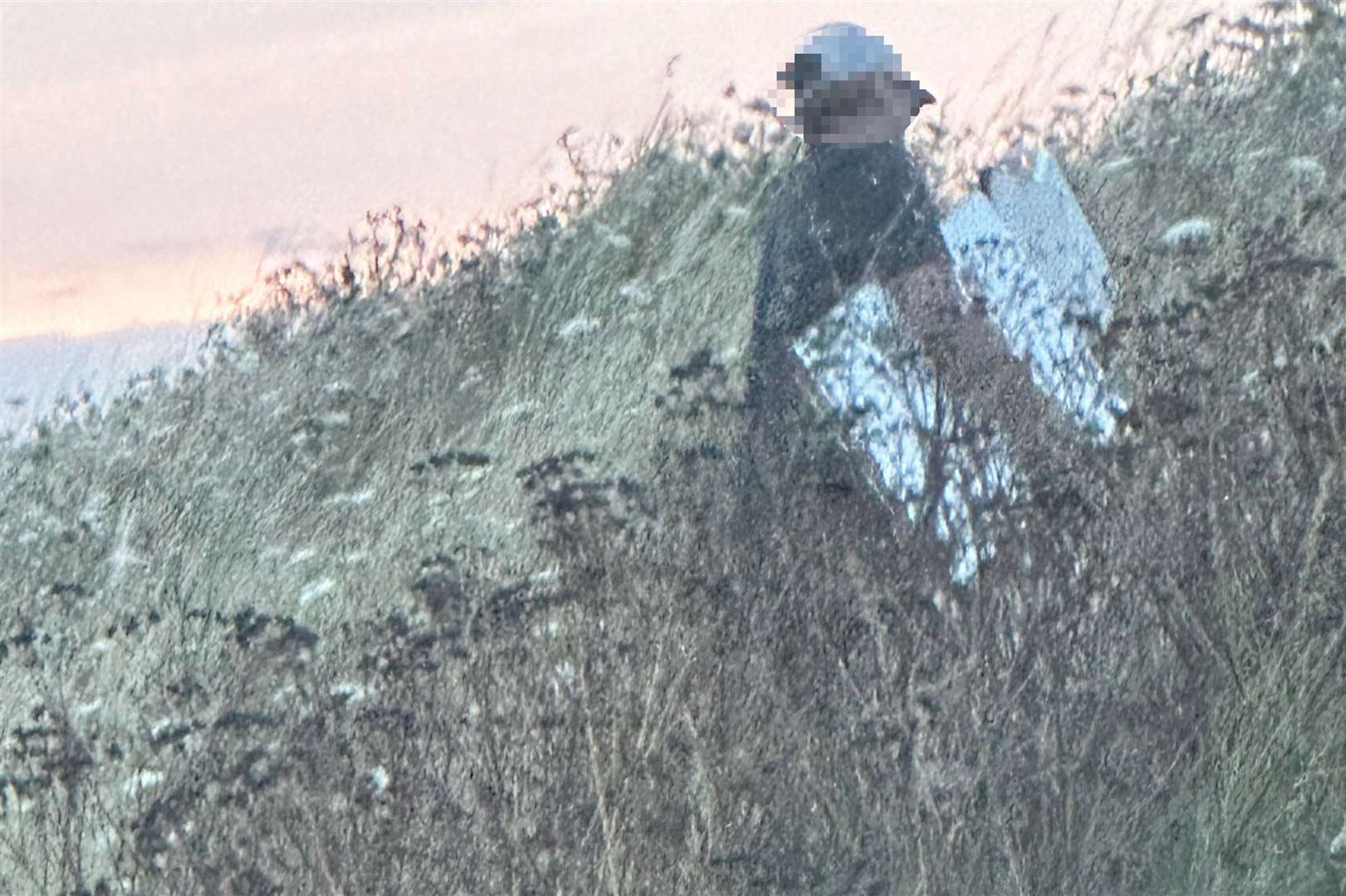 Daniel Ward thinks the people were taking a disassembled shed onto Shellness Beach. Picture: Daniel Ward