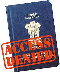 A visa from Mrs Kaur's old passport was not transferred to her new one. PICTURE: STEVE CRISPE