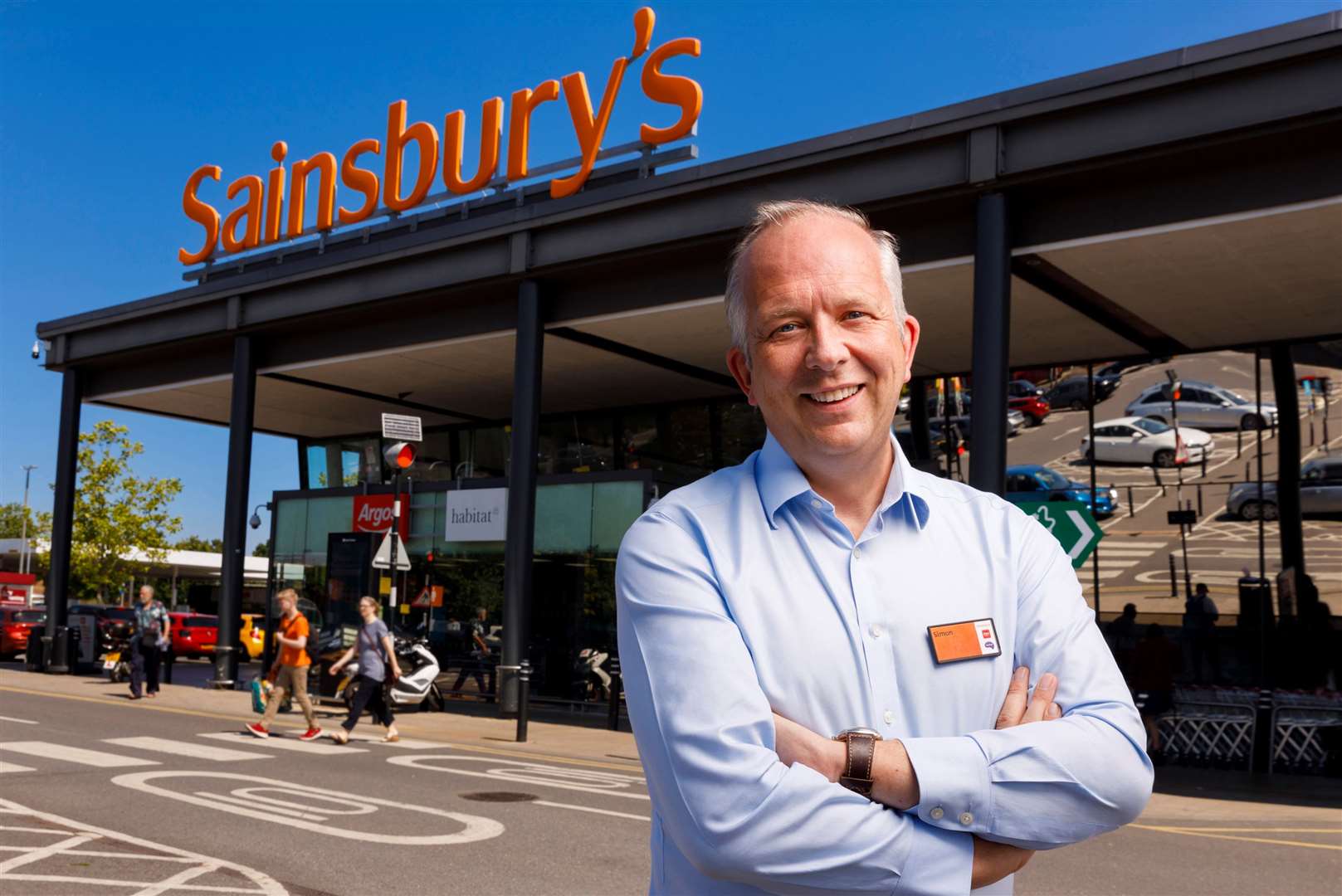 Sainsbury’s chief executive Simon Roberts (Sainsbury’s/PA)