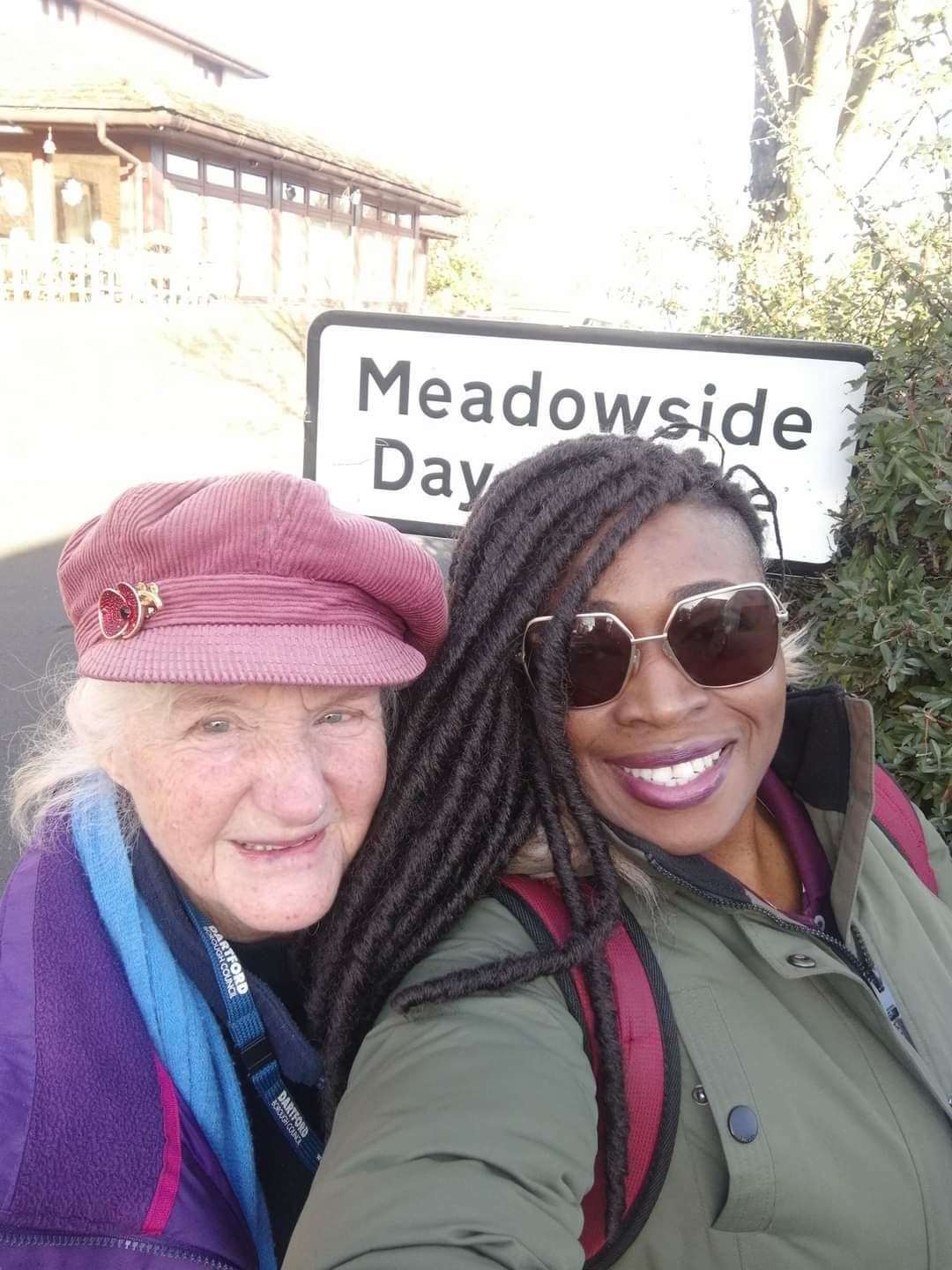 Dr Sheun Oke campaigning with Cllr Rebecca Storey