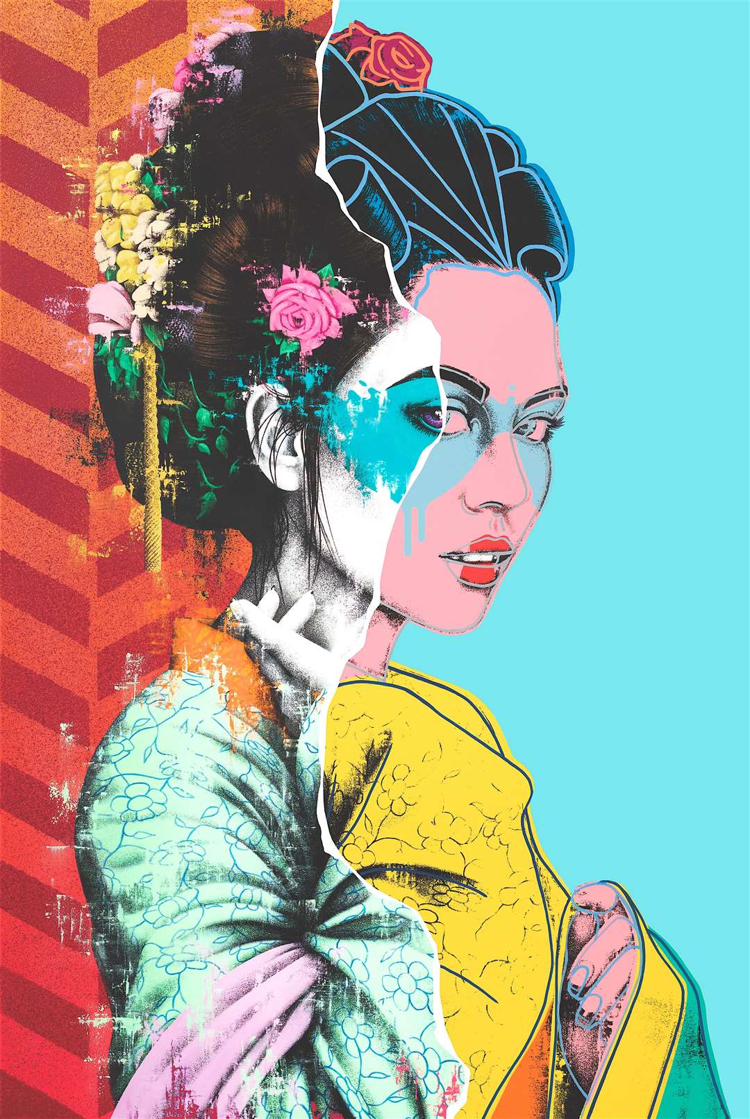 Fin DAC’s interpretation of Andy Warhol’s style (West Contemporary Editions /Fin DAC/PA)