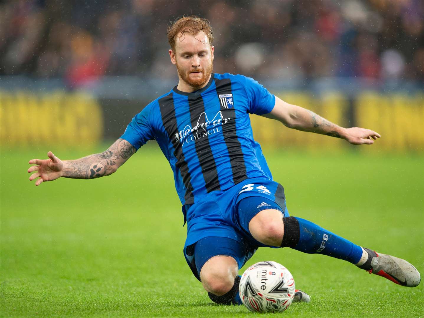Connor Ogilvie has been impressive since filling in at centre-half in place of Gabriel Zakuani Picture: Ady Kerry