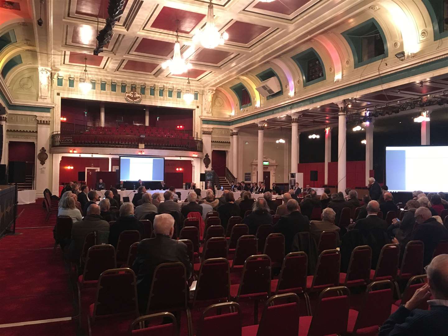 Around 150 people attended the outline hearing setting out the future of Manston Airport on January 9 at the Margate Winter Gardens