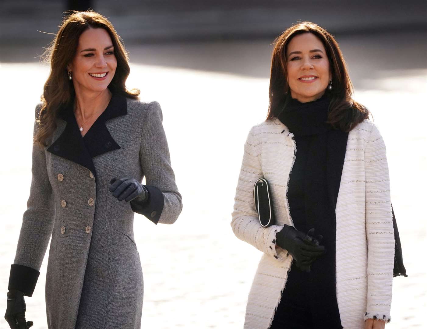 Crown Princess Mary of Denmark (right) has called on the fashion industry to become ‘sustainable and inclusive’ (Owen Humphreys/PA)