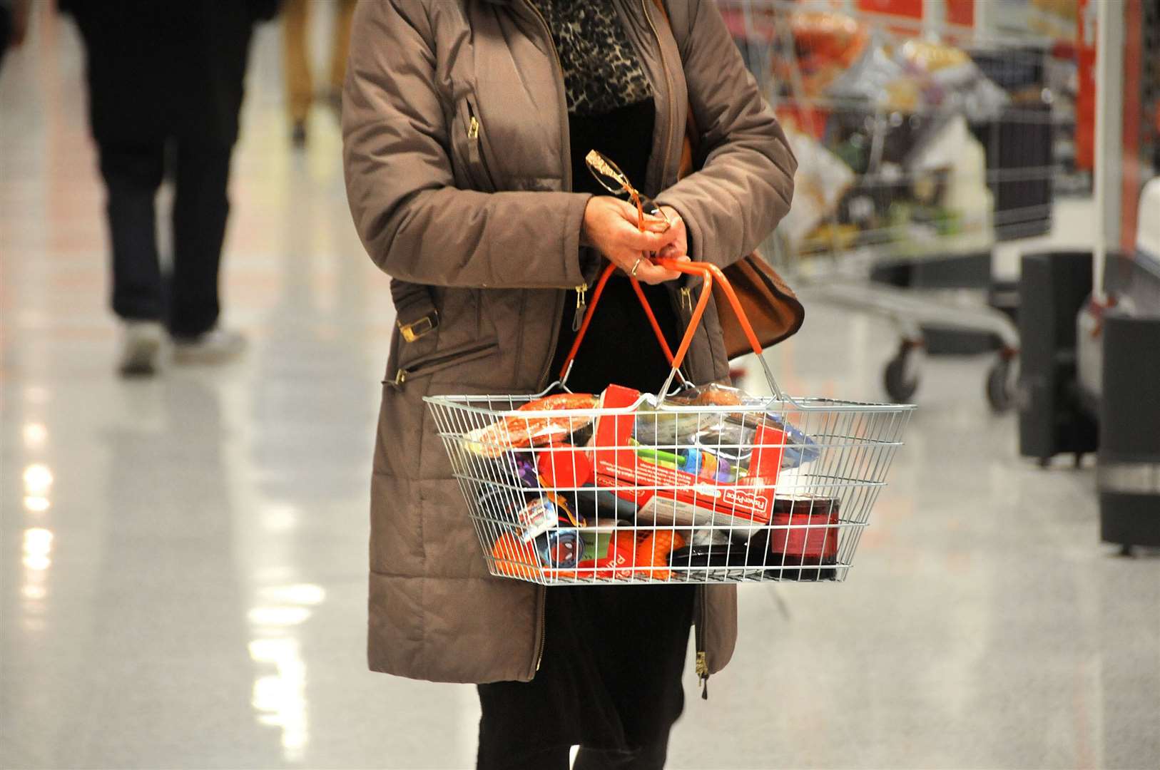 Don't pick up a basket unless you really need one, say money saving experts