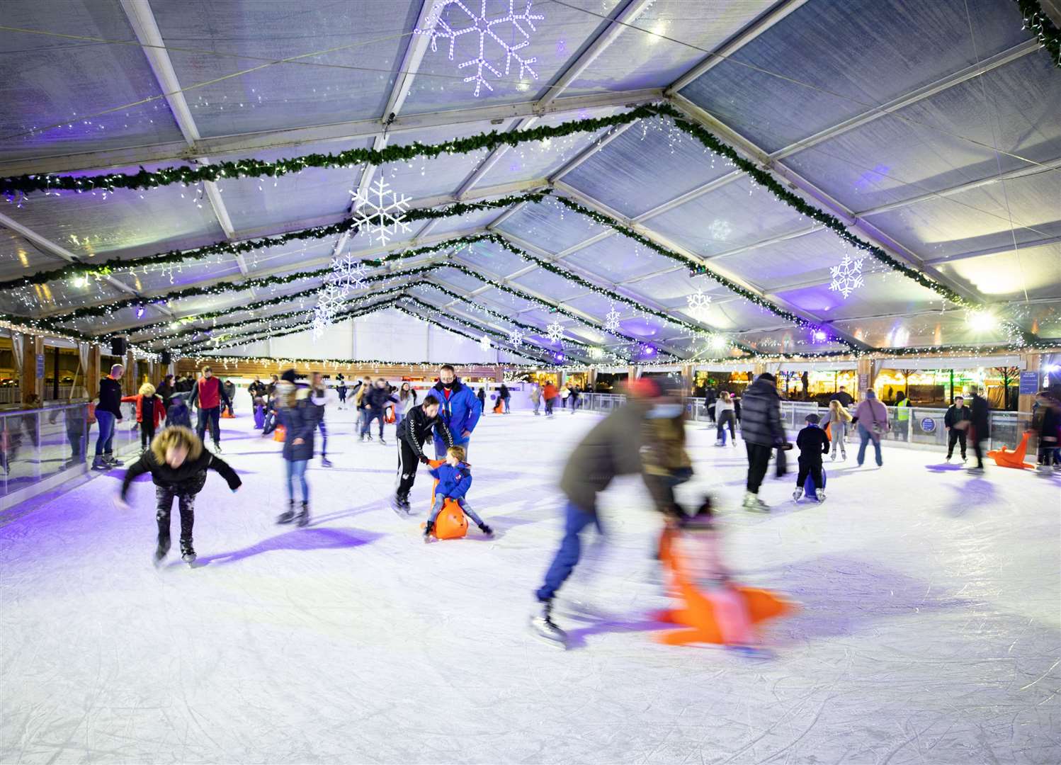 Ice rink at Bluewater this Christmas. Picture: UMPF