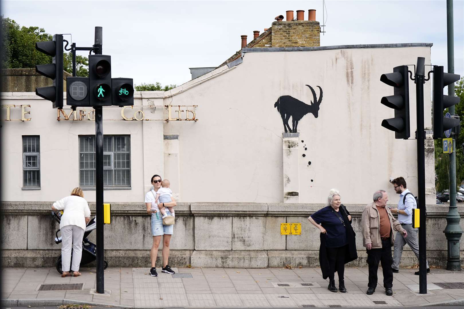 Banksy unveiled a new series of artworks featuring animals in August (Aaron Chown/PA)