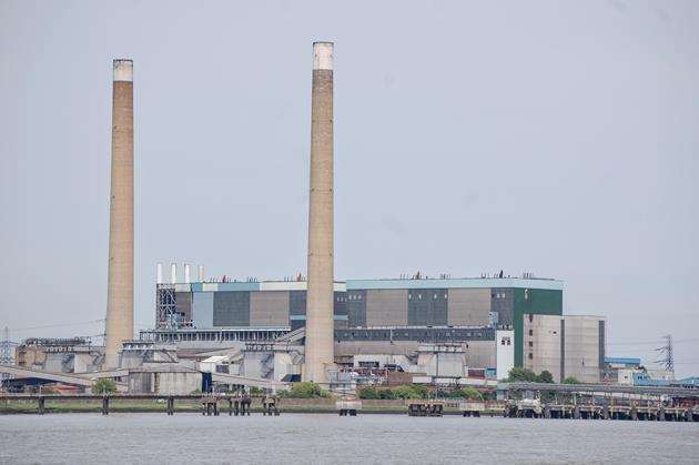 Tilbury Power Station in Gravesend