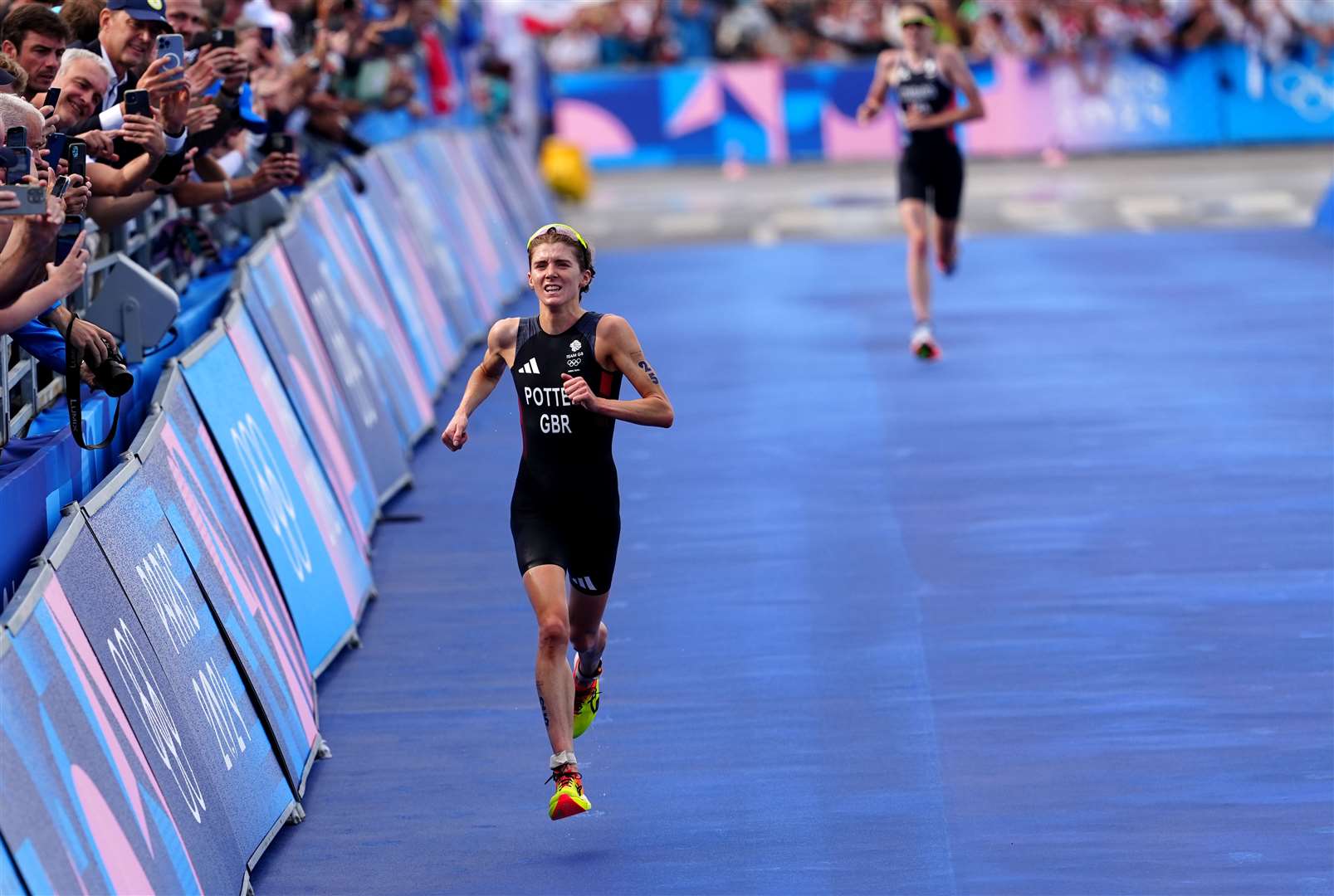 Beth Potter finished third in the women’s event (David Davies/PA)