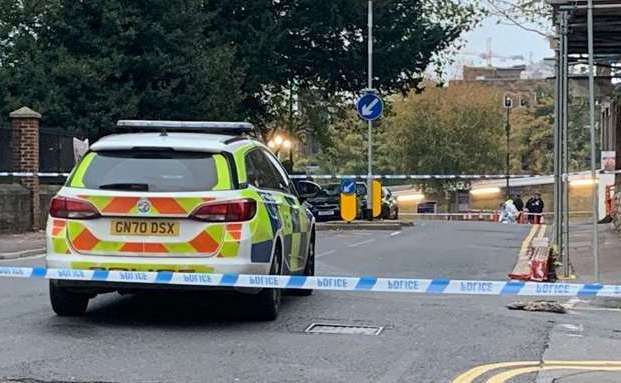 A police cordon was up in the area the following morning