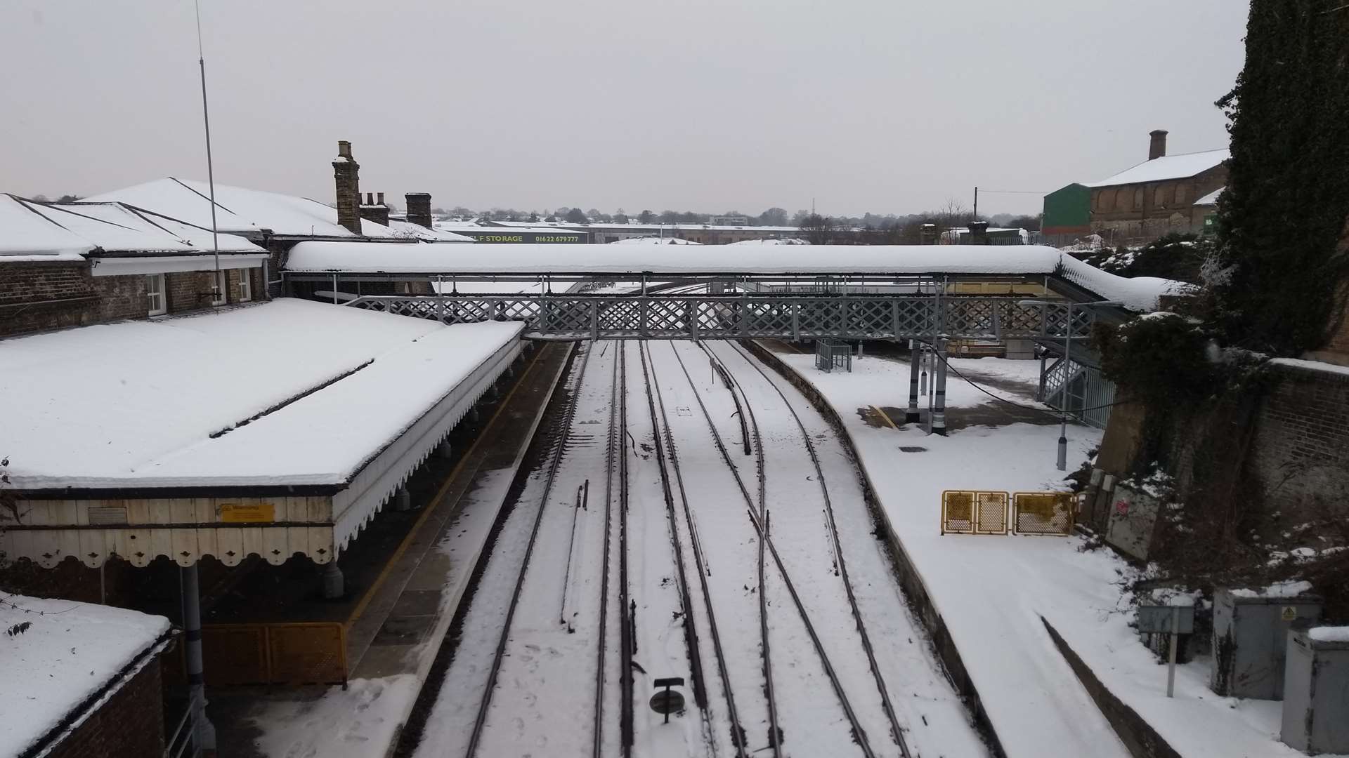 The Medway Valley line is running no service due to weather conditions.