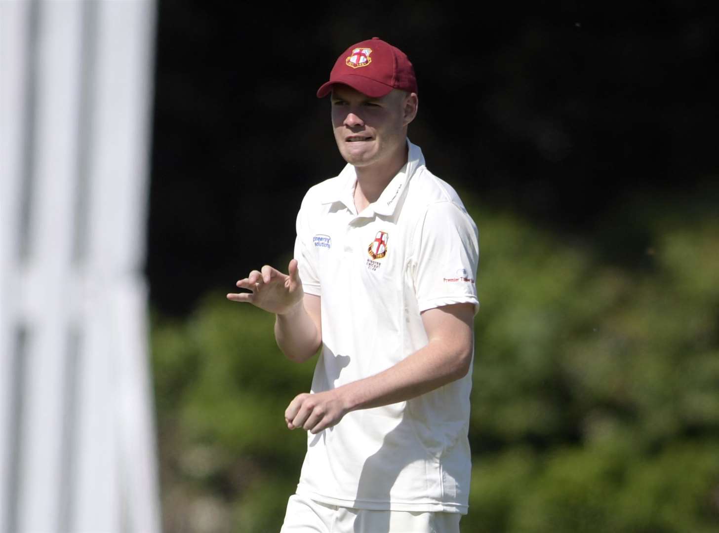 Joe Parry starred for Minster as they beat Beckenham. Picture: Barry Goodwin