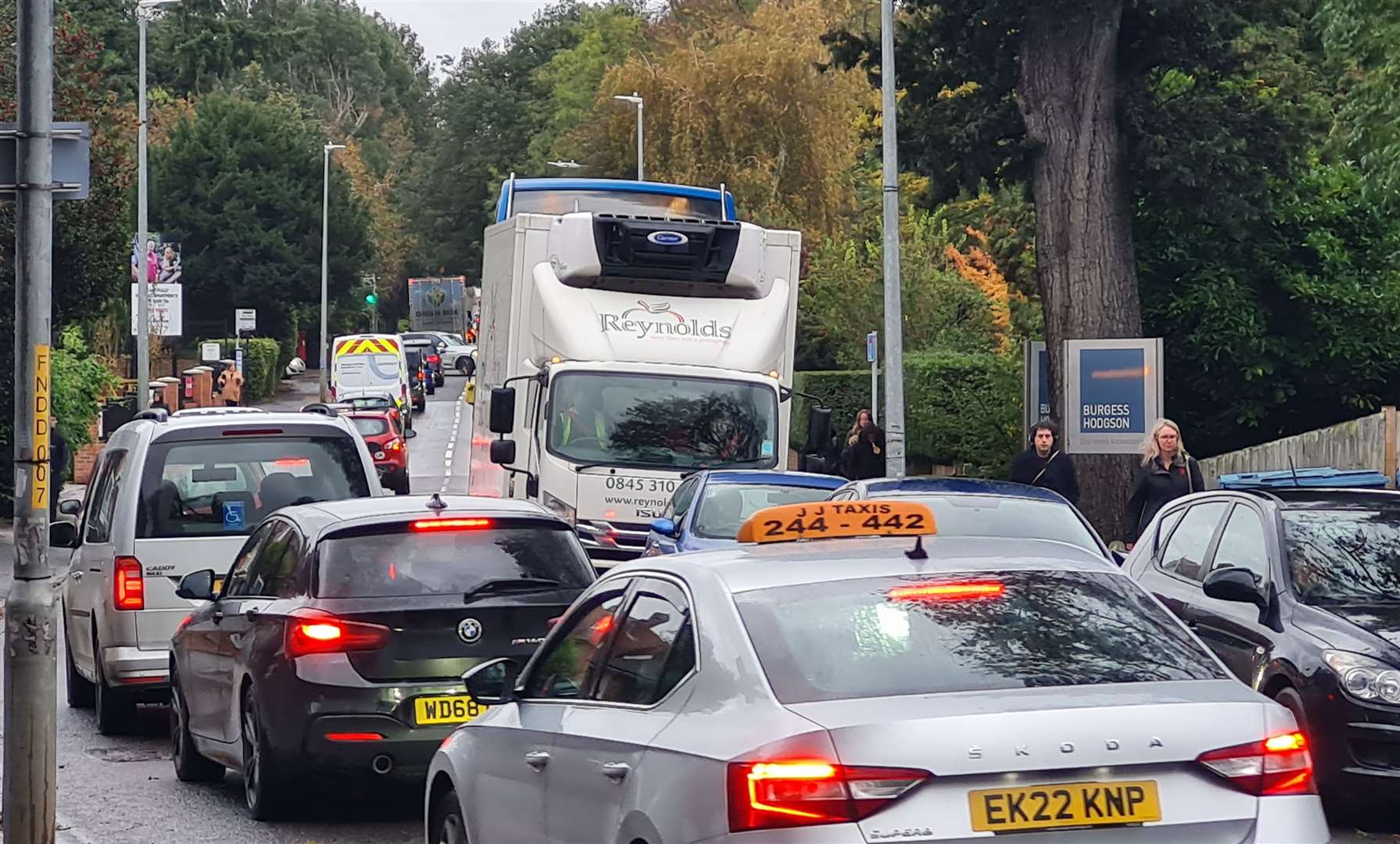 Congestion in Canterbury city centre is non-stop according to frustrated drivers