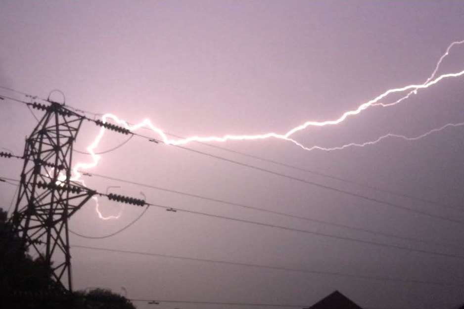 More storm photos from Tunbridge Wells. Credit: Neil Blanchard