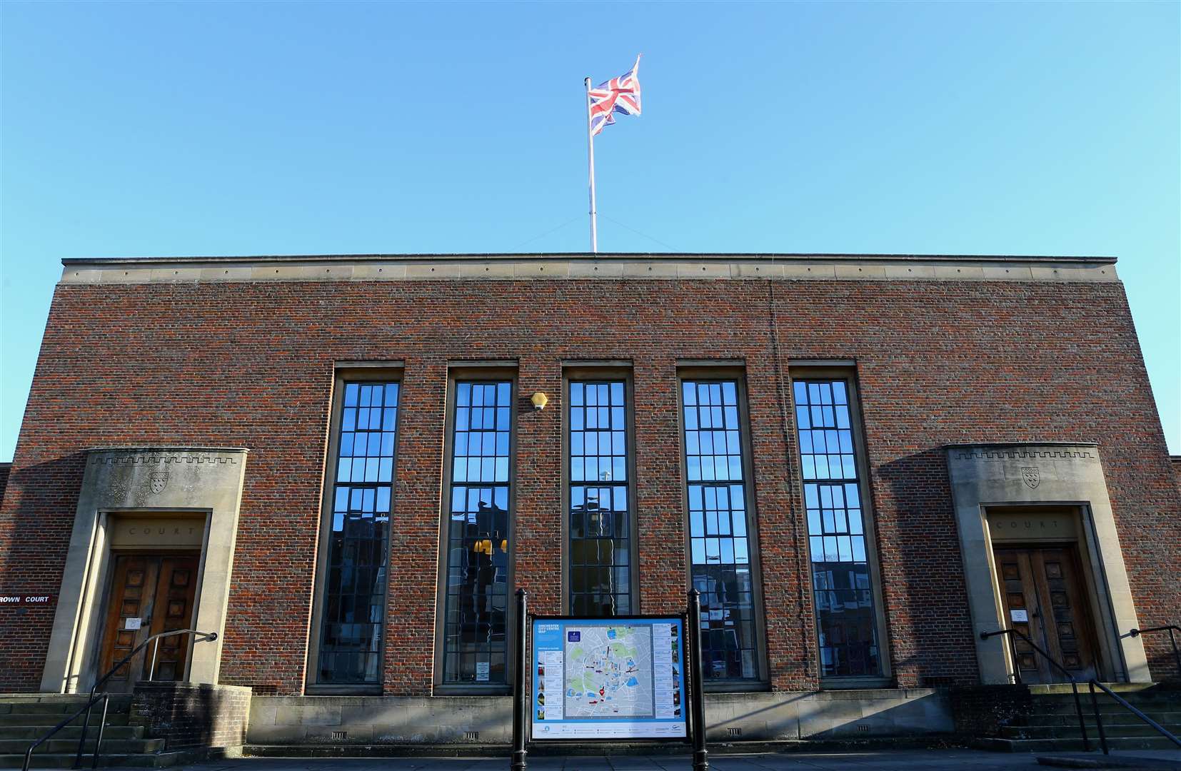 A view of Chichester Crown Court (Gareth Fuller/PA)