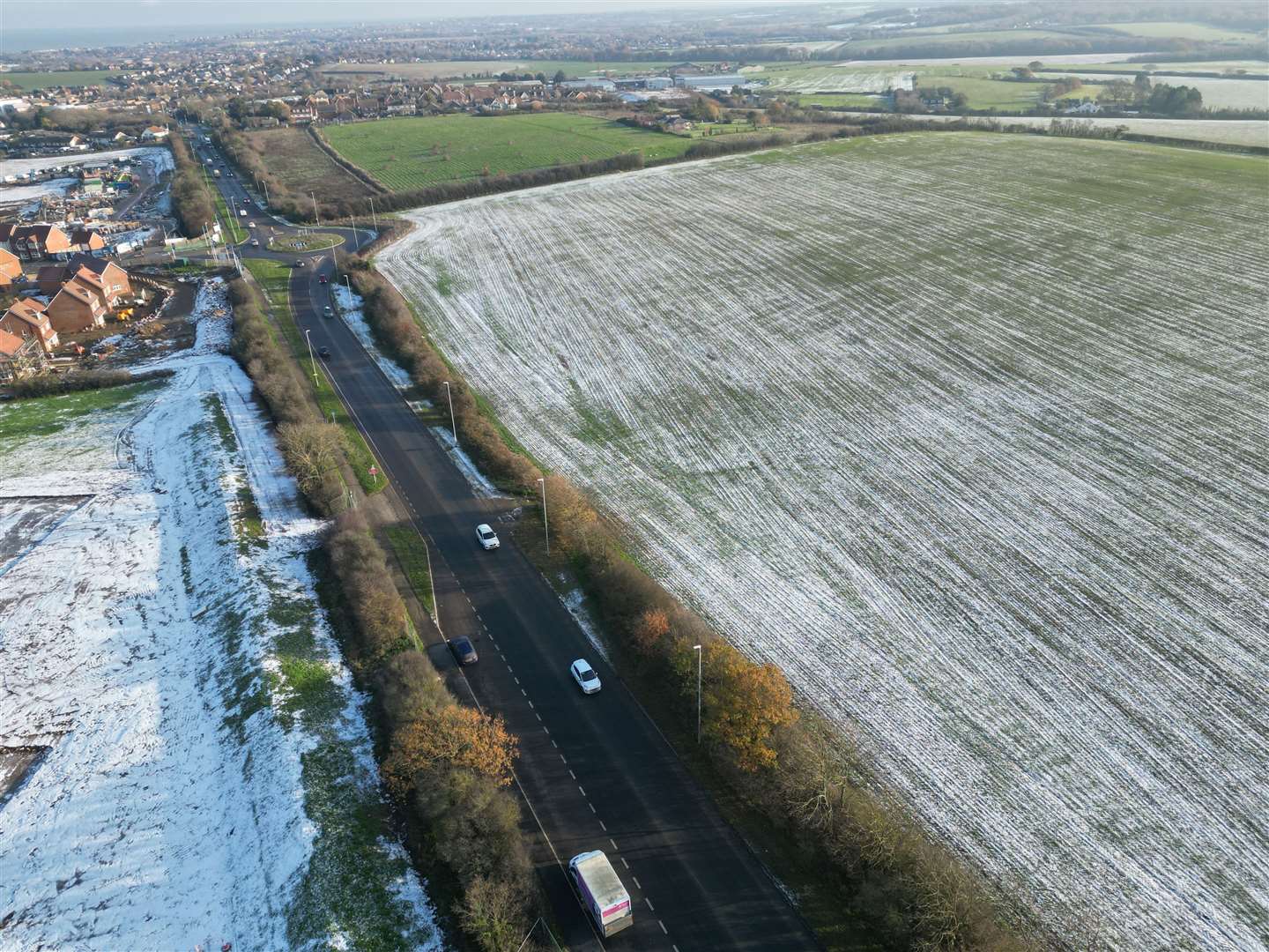 Area of land designated for the Benacre View housing development, off Thanet Way, Whitstable.Picture: Barry Goodwin