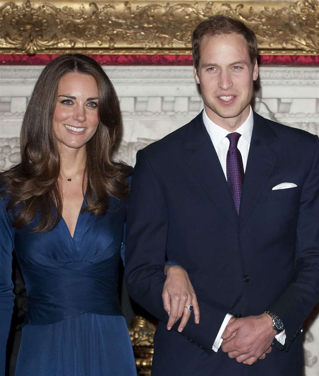 Prince William and Kate Middleton at a photocall to mark their engagement in November 2010. Picture: UK Press/Press Association Images.