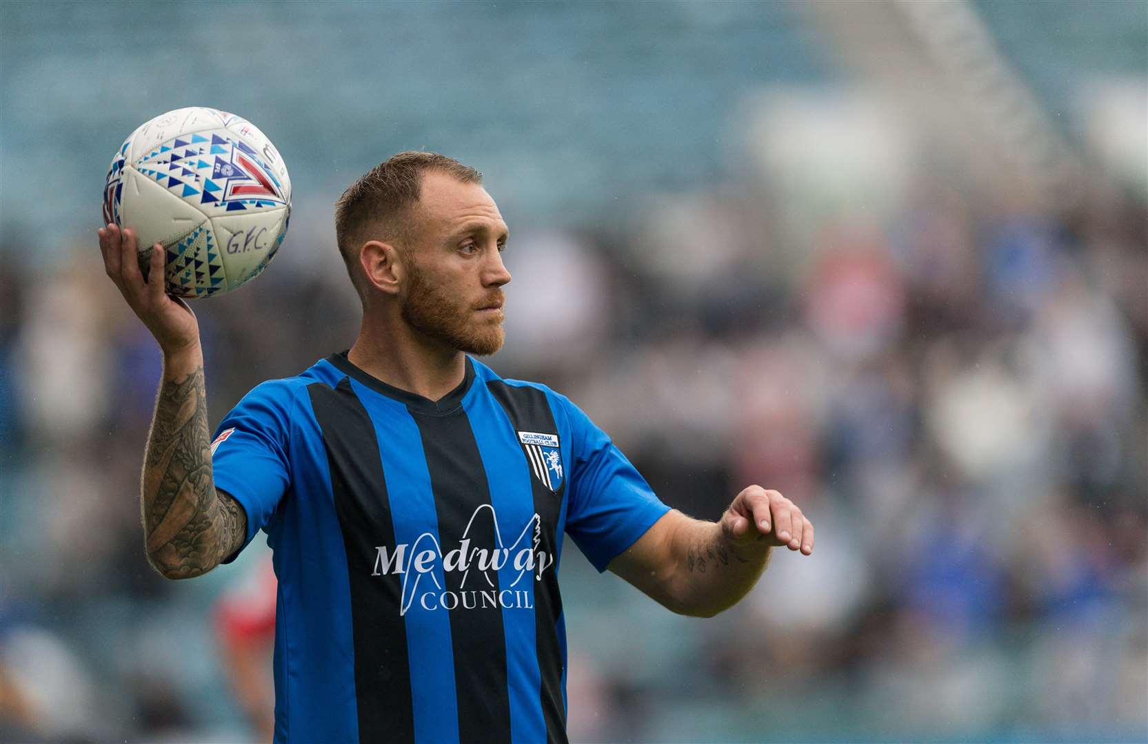 Gillingham defender Barry Fuller Picture: Ady Kerry