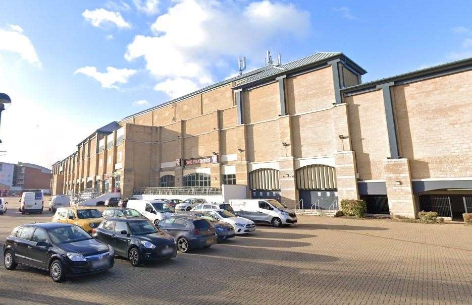 The Mercedes cars were targeted in the Lockmeadow Complex car park in Maidstone. Picture: Google Street View