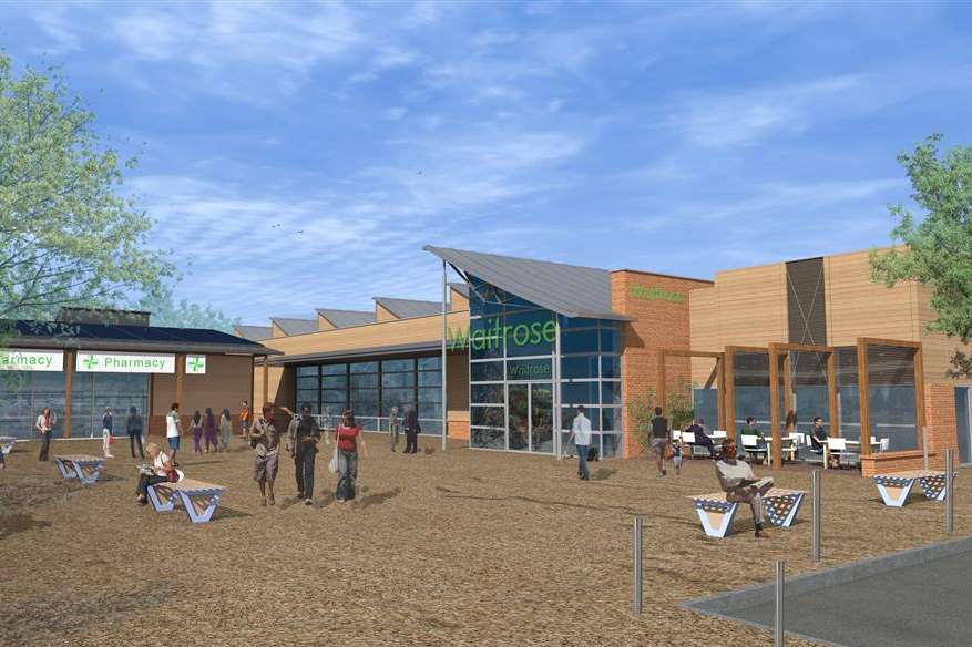 What the new Waitrose in Sandwich would look like