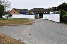 Construction work on a new BP Filling Station, at the junction of St Paul's Street, King Street and Mill Way, Sittingbourne.