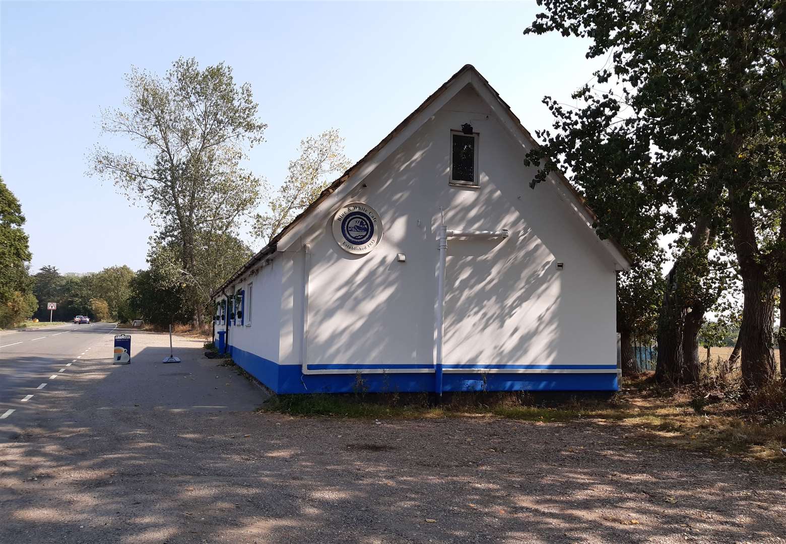 The Blue and White Cafe near Smeeth will soon feature a kebab van