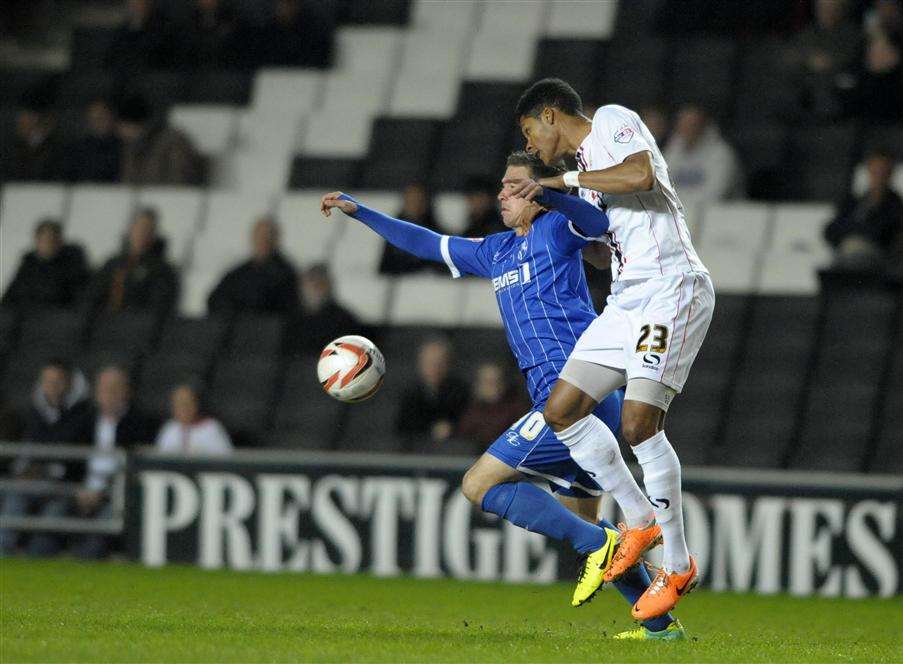 MK Dons V Gillingham - In Pictures