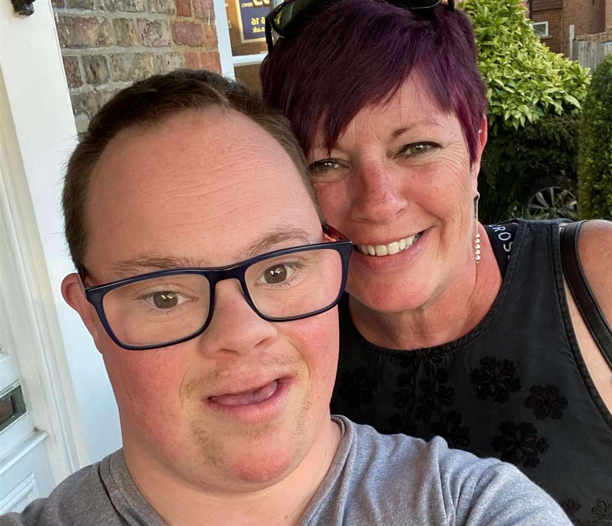 Vikki Kimber says her son Daniel, who has Down’s syndrome, is "losing his independence" because of the bus cancellations. Picture: Vikki Kimber