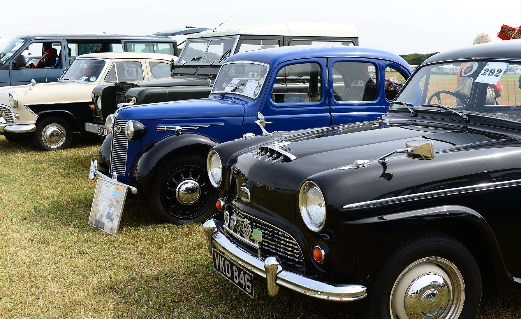 The Weald of Kent Steam Rally also has classic cars and other vehicles