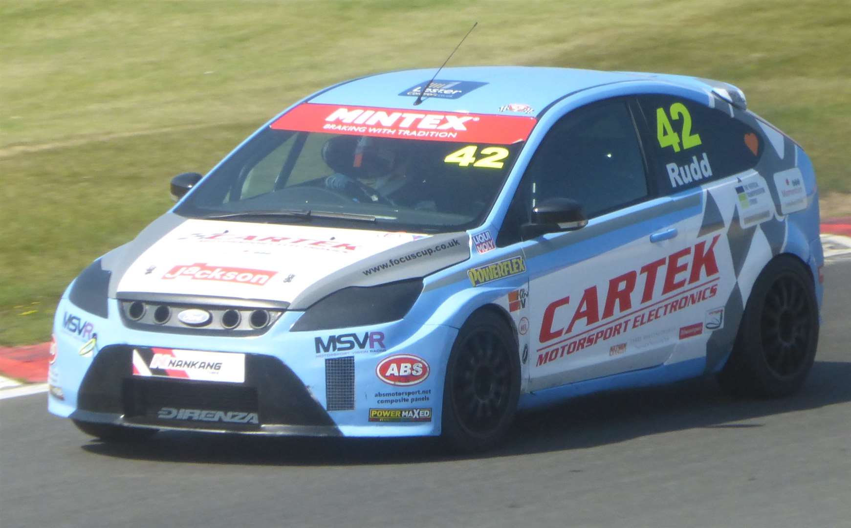 Rudd in action at Brands Hatch in September. Picture: Vic Wright