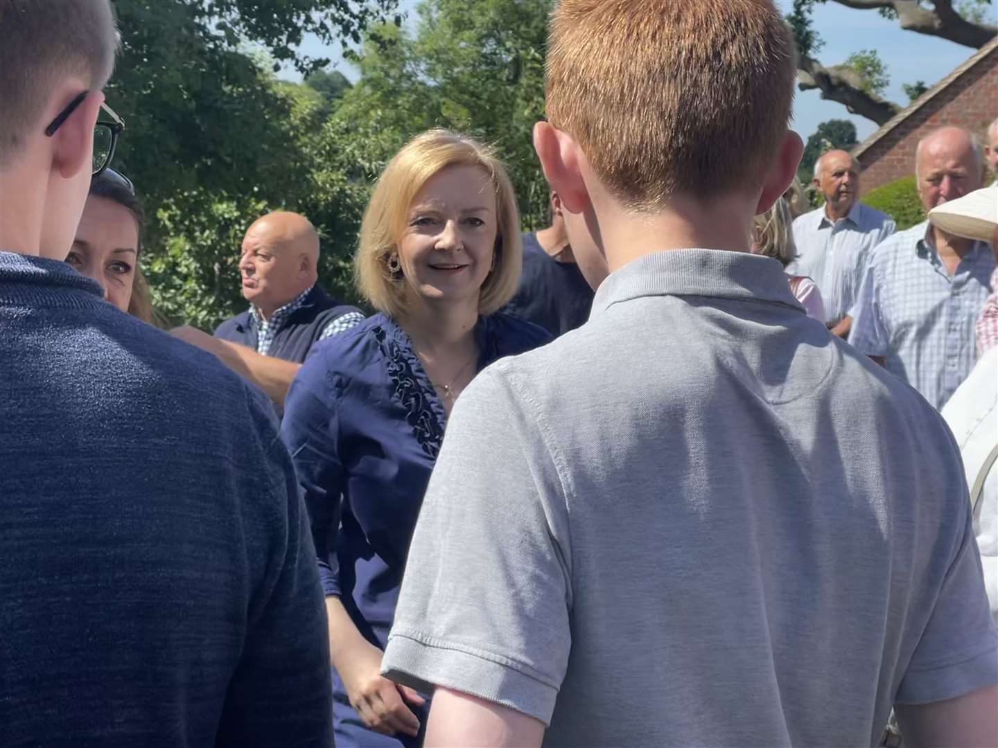 Liz Truss visited Sevenoaks this morning