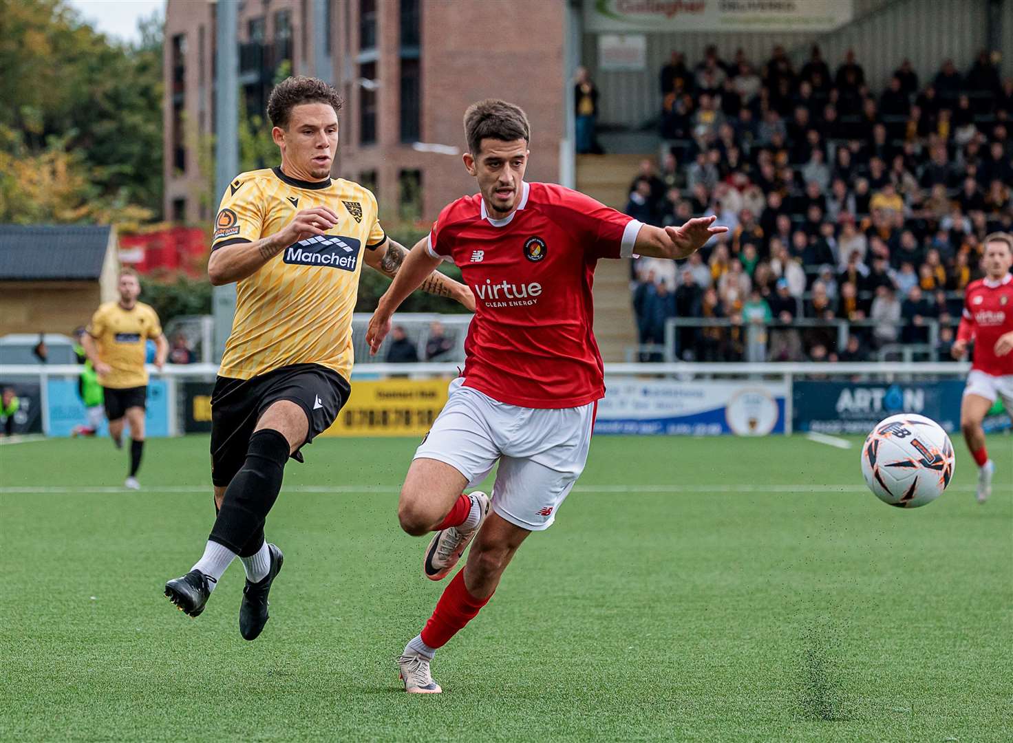 Ebbsfleet lost 3-0 at Maidstone in the FA Cup on Saturday. Picture: Helen Cooper