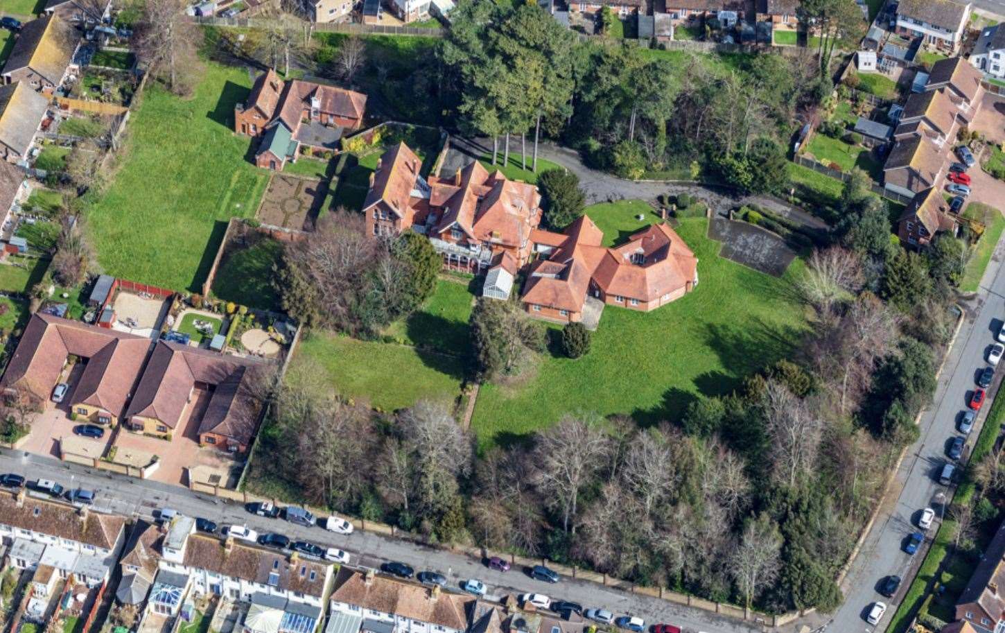 How the prominent site looks from above. Picture: Gerald Eve