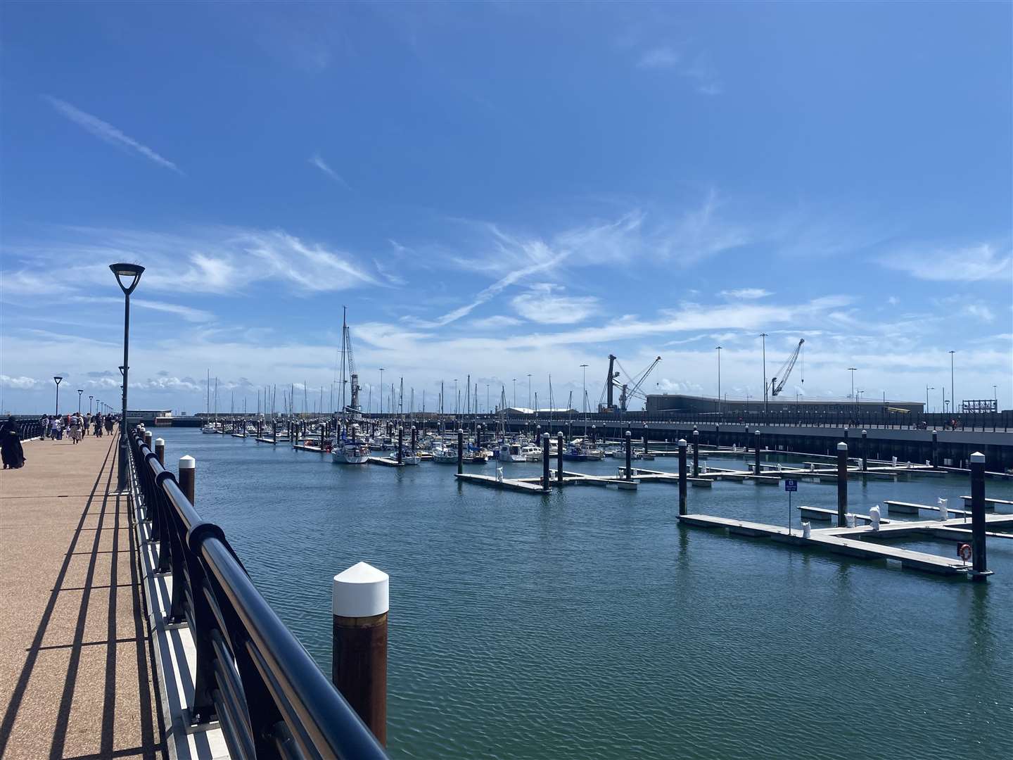 Boats were temporarily allowed into the new marina while dredging work took place on its neighbour (62006407)