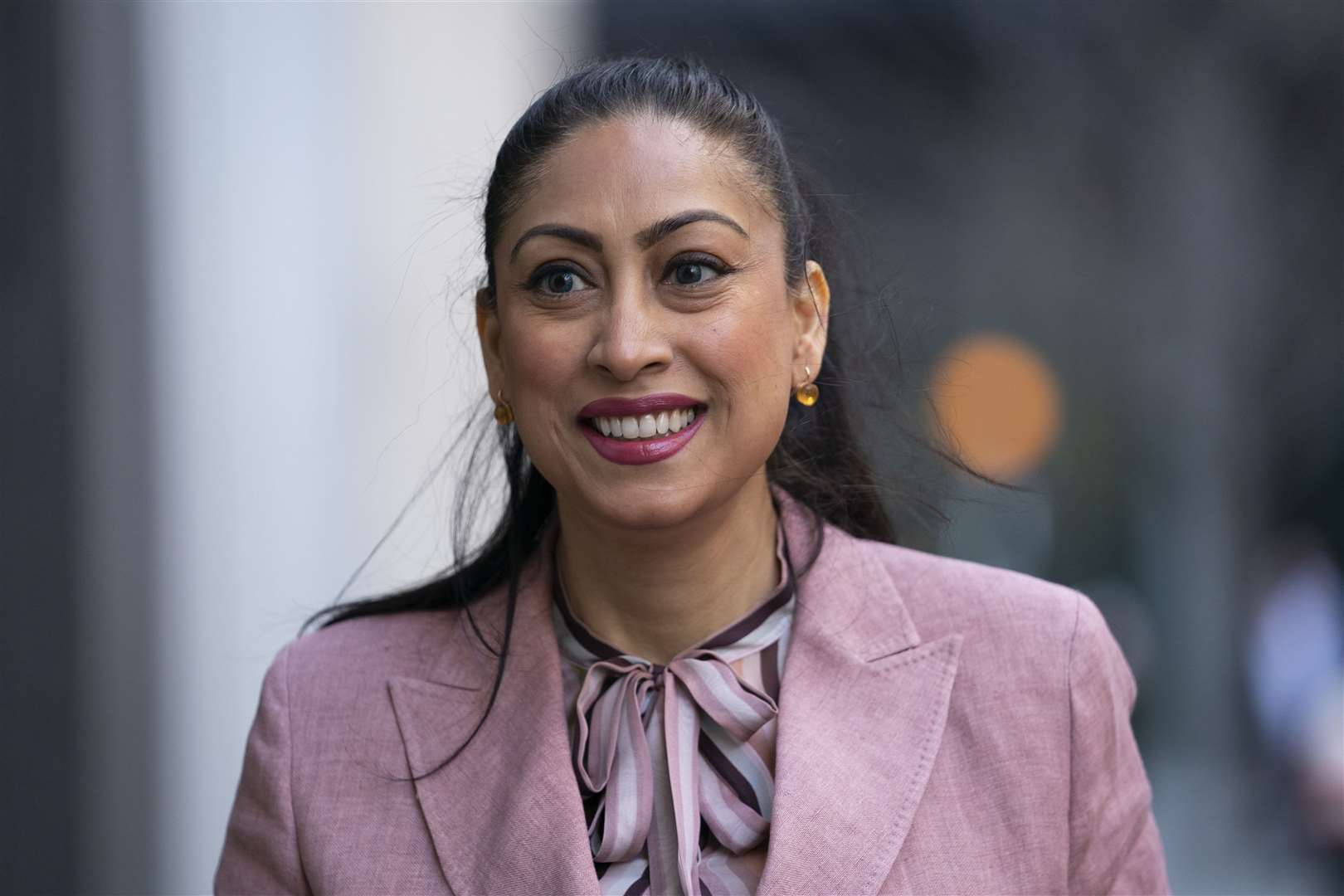 Gurpreet Gill Maag arrives at the Rolls Building at the High Court in London (Kirsty O’Connor/PA)