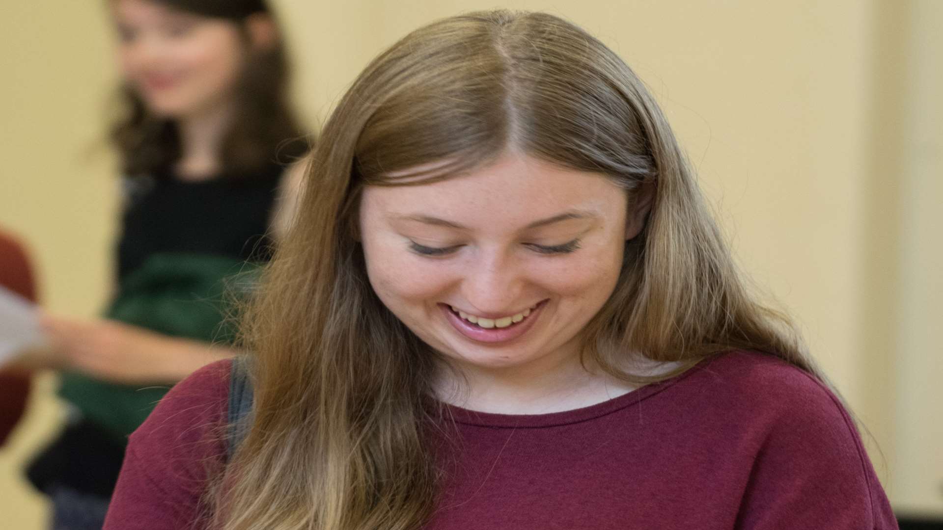 A-level results day at Maidstone Grammar School for Girls