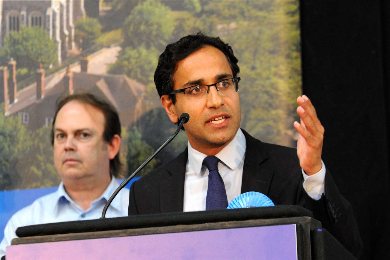 Medway Park, Mill Road, Gillingham ME7 1HF...General election count. Rehman Chishti. Picture: Simon Hildrew.... FM4804201. (5448827)