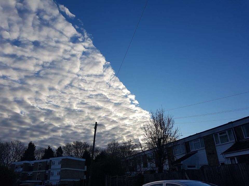 The cloud travelled across east Kent. Pic: Tayyaba Hameed Wassan